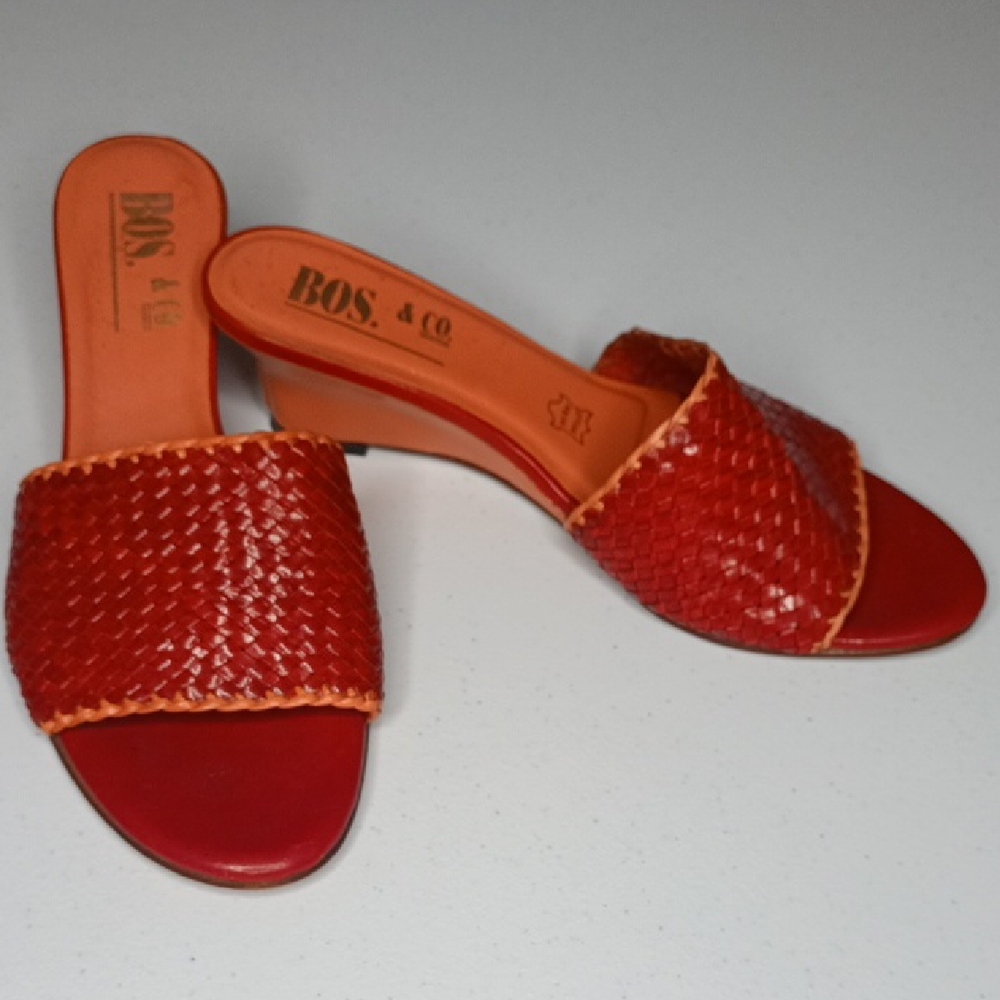 Bos. & Co. Red Mules
